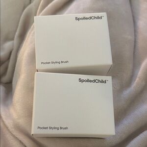 NEW SPOILED CHILD POCKET STYLING BRUSH - LOT OF 2
